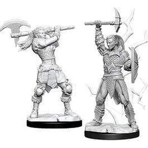 Nolzurs Marvelous Miniatures Wizkids - D&D Female Goliath Barbarian - WZK73834