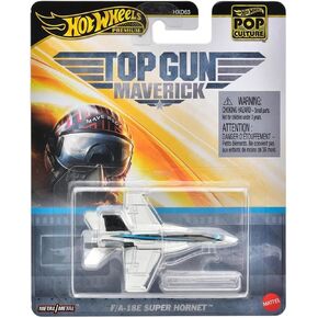 Hot Wheels Pop Culture - F/A-18E Super Hornet Vehicle Toy Mini Car Airplane 3 Years Old Gray HVJ37