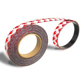 Thin Magnetic Tape 1 Roll (30'L x 0.6" W),Adhesive Backed Strips for Photo Paper,Pictures Display On Fridge,White Board,Magnets for ONLY Lightweight Craft