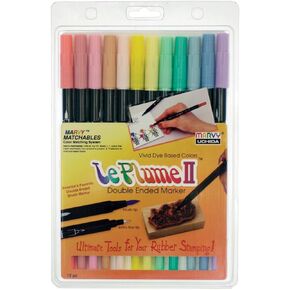 Le Plume Ii Double-Ended Markers 12/Pkg-Pastels