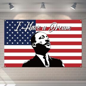 I Have A Dream Photo Booth Backdrop Martin Luther King Jr Day Decorations MLK Inspiration School Classroom Bulletin Board Decor