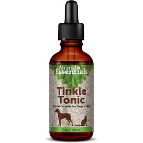 Animal Essentials Tinkle Tonic for Cats & Dogs - Dog & Cat Urinary Supplement, Urinary Support, Herbal Formula, Veterinarian Recommended - 2 Fl Oz