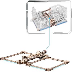 RoWood Marble Run Link Pack,Marble Run Link Pack Spaceport & Night City,3D Puzzles Link Pack Compatible with Spaceport LGC01& Night City LGA01