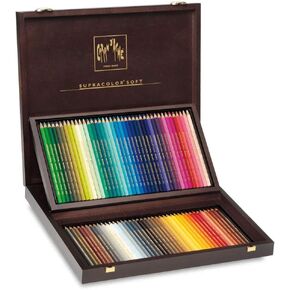 Caran D'ache Supracolor, Wooden Box 120 Pencils (3888.920)