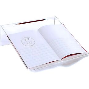 Playlearn Extra Wide Slant Board for Writing – Acrylic, Anti-Slip, Pen Holder - 20 Degree Angle - Ergonomic Writing Slope
