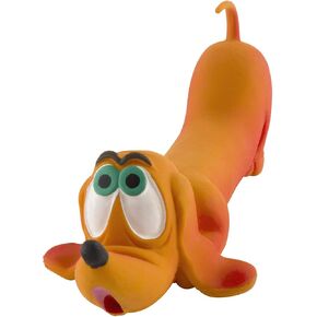 Dachshund - Soft, Squeaky Dog Toy - Natural Rubber (Latex) – Dachshund Gift - for Small Breeds, Medium Dogs - Puppy Toy - Free from Harmful Chemicals - Handpainted