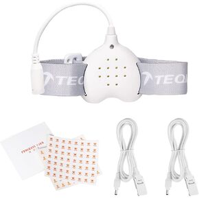 Bedwetting Alarm for Kids, Loud Sound and Strong Vibration, Rechargeable, Pee Alarm for Children, Teenagers, Elderly, White