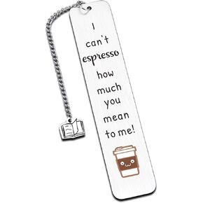 Coffee Gifts for Women, Funny Bookmarks for Coffee Lovers, Funny Bookmark for Book Lovers Book Marks for Reading Women, Coworker Gifts Birthday Anniversary