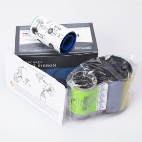 New Datacard 535000-003 Color Ribbon Replacing- for Datacard CP60 CP/CD Series Printer YMCKT 500 Prints