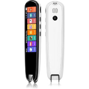 Digital Translation Pen, 3.38in Touchscreen Text to Speech Languages Translator Pen Scanner, Real Time 134 Languages Portable Dictionary Pen for Travel Reading Learning Meeting