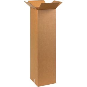 AVIDITI 10 x 10 x 40 Corrugated Cardboard Boxes, Tall 10"L x 10"W x 40"H, Pack of 25 | Shipping, Packaging, Moving, Storage Box for Home or Business, Strong Wholesale Bulk Boxes