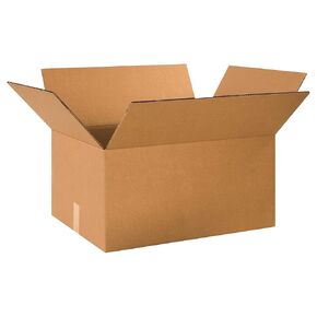 Boxes Fast Small Business Packaging, Shipping Box 24 x 18 x 12, 10 Bulk | Cardboard, Gift, Storage, Large, Double Wall Corrugated Boxes, 24x18x12 241812
