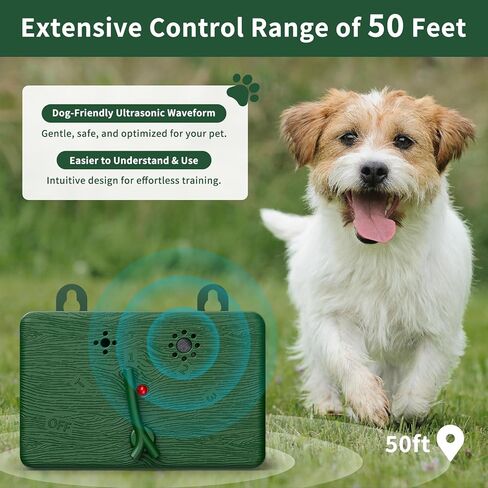 أجهزة مكافحة نباح الكلاب، أجهزة التحكم في نباح الكلاب بالموجات فوق الصوتية بطول 50 قدمًا مع 4 أوضاع، صندوق نباح الكلاب بالموجات فوق الصوتية، أجهزة ردع نباح الكلاب بالموجات فوق الصوتية للاستخدام الداخلي/الخارجي للكلاب in Kuwait