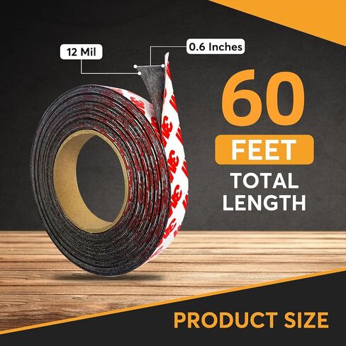 Thin Magnetic Tape 1 Roll (30'L x 0.6" W),Adhesive Backed Strips for Photo Paper,Pictures Display On Fridge,White Board,Magnets for ONLY Lightweight Craft in Saudi Arabia
