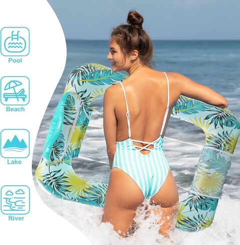 2 Pack Pool Chair Float for Adults – Zero Gravity Pool Floats – Multipurpose for Adults and Kids Floating in Saudi Arabia