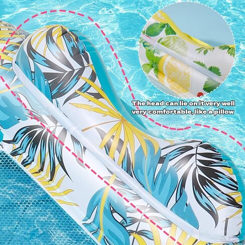 2 Pack Pool Chair Float for Adults – Zero Gravity Pool Floats – Multipurpose for Adults and Kids Floating in Saudi Arabia