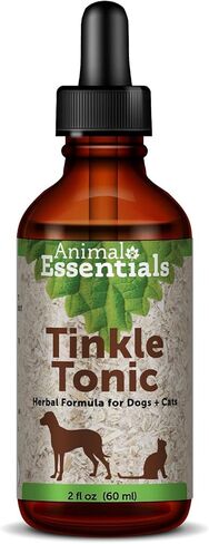 Animal Essentials Tinkle Tonic for Cats & Dogs - Dog & Cat Urinary Supplement, Urinary Support, Herbal Formula, Veterinarian Recommended - 2 Fl Oz in Saudi Arabia