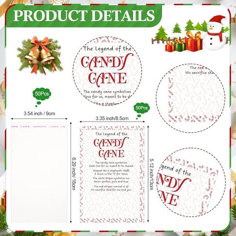 Civaner 50 Sets Christmas Fidget Toys Bulk Mini Cute Stress Relief Toys with Motivational Card and Gift Bags Christmas Candy Cane Stress Relief Toys Gifts for Employee Coworker Teacher Friends in Kuwait