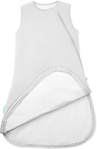 Supersoft Sleep Sack 1.0 TOG, Premium Bamboo Viscose Toddler Sleeping Bag, 2-Way Safe Zipper Sleepsacks 2-4T (Cream) in Saudi Arabia