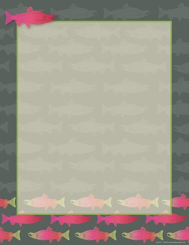 Barker Creek Designer Computer Paper, Sea & Sky Otters, 8.5" x 11", Decorative Printer Paper, Stationery, 50 Sheets per Pkg, Home, School and Office Supplies (718) in Saudi Arabia