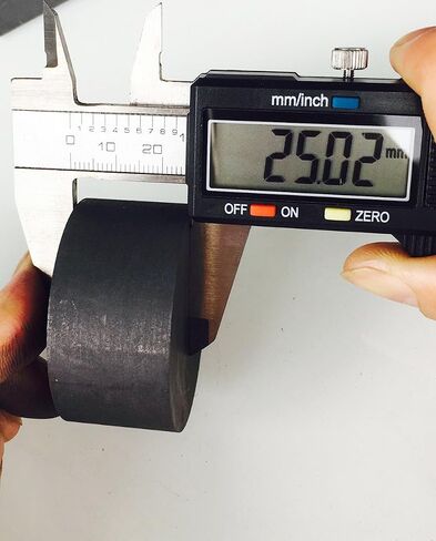OTOOLWORLD 99.9% نقاء الجرافيت سبيكة كتلة EDM سطح طحن لوحة الجرافيت (40 مم × 5 مم) in Kuwait