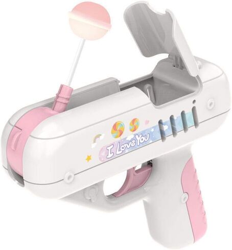 Candy Gun Sugar Lollipop Gun Sweet Toys, Light Toy Lollipop Storage, Childrens Candy Toy Surprise Ideas Gifts for Boys and Girls Novelty Surprise Ideas Gifts for Children in Saudi Arabia