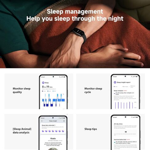 Xiaomi Smart Band 9 Global Version (2024) 1.62" Amoled Display | 233 mAh Battery | up to 21 Days of Battery Life | Over 150 Workout Modes | BT 5.4 | 50M Water Resistant - Midnight Black in Saudi Arabia