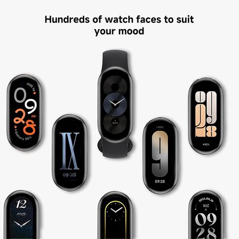 Xiaomi Smart Band 9 Global Version (2024) 1.62" Amoled Display | 233 mAh Battery | up to 21 Days of Battery Life | Over 150 Workout Modes | BT 5.4 | 50M Water Resistant - Midnight Black in Saudi Arabia