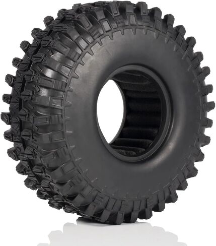 4Pcs Rubber 110x40mm 1/10 RC Crawler 1.9 Tires with Foam Inserts for Gen7 Gen8 SCX10 TRX4 Upgrades (D-110x40mm) in Saudi Arabia