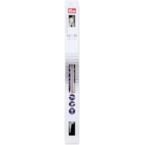 Prym Ergonomics 12" Single Point, 9 mm, 2 Count, One Size, Alabaster White Knitting Needles