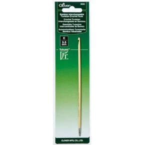 Clover Bamboo Interchangeable Tunisian Crochet Hook - Size E/3.5mm (Takumi)
