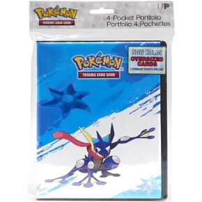 Ultra PRO - Greninja 4-Pocket Portfolio for Pokémon, Trading Gaming Card Organizer Accessory Storage