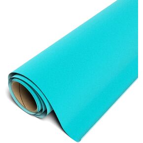 Siser StripFlock Pro HTV - 12 inch by 10ft Roll - Textured Heat Transfer Vinyl (Turquoise)