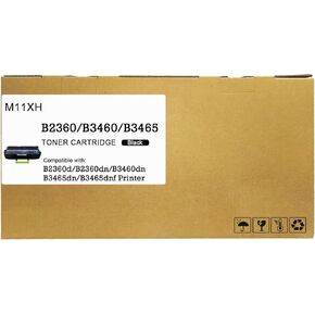M11XH Toner Cartridge Compatible B2360 B3460 B3465 Black Toner Replacement for Dell B2360d B2360dn B3460dn B3465dn B3465dnf Printer(1-Pack)