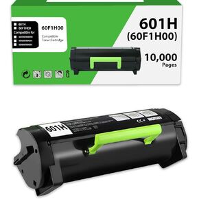 خرطوشة حبر 60F1H00 601H بديلة متوافقة مع Lexmark 601H 60F1H00 لـ MX310dn MX611de MX511de MX410de MX611dhe MX610de MX511dhe MX510de MX511dte MX611dte MX611dfe(10,000) الصفحات)