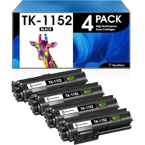 MasaiMara TK1152 TK-1152 Compatible Toner Cartridges Replacement for Kyocera 1T02RV0US0 for Kyocera ECOSYS P2235dw P2235dn M2635dw M2635dn M2135dn M2735dn Printer (Black, 4-Pack)