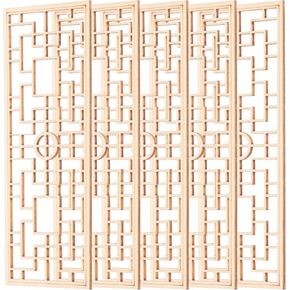 Vaguelly 5pcs شاشة بيت الدمية شاشة مضحكة نموذج شاشة لعبة ديكور شاشة صغيرة صينية قابلة للطي شاشة ديكور غرفة ديكور نموذج شاشة للأطفال مضحك شاشة صغيرة شاشات صينية لوحة خشبية