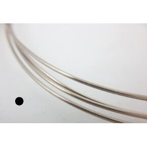 24 Gauge 14K Solid White Gold Wire Dead Soft Round 1 Foot by CRAFT WIRE