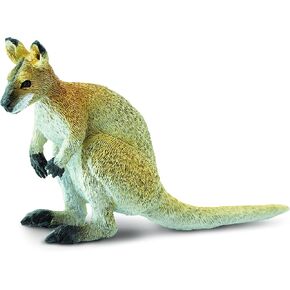 Safari Ltd. Wallaby Figurine - Hand-Painted, Lifelike 2.5" Model Figure - Fun Educational Toy for Boys, Girls & Kids Ages 3+
