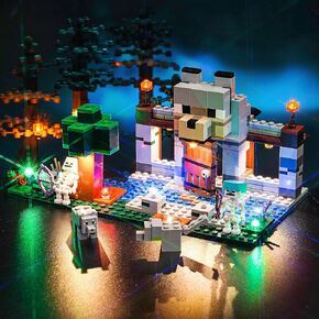 LED Lighting Compatible with Lego The Wolf Stronghold 21261, Light Kit Compatible with Lego 21261, Giving Light to Model, NOT Included The Model Set（Standard Version）