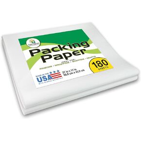 Tree House Pad & Paper | 27" x 17" Packing Paper Sheets | 720 Sheets of Newsprint | Made for Moving, Packing, & Shipping | Recyclable Material | Made in the USA