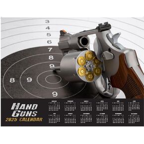 2025 Handguns Deluxe Wall Calendar with Free Poster