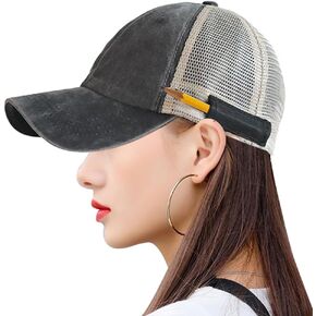 Baseball Pencil Hat Pencil Holder Hat Pencil Holder Clip Tool for Carpenter Caps and leatherworker Hats (Black)