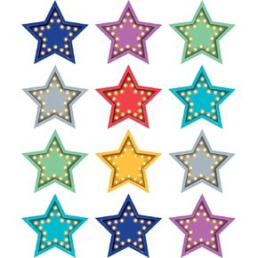 Teacher Created Resources Marquee Stars Magnetic Accents