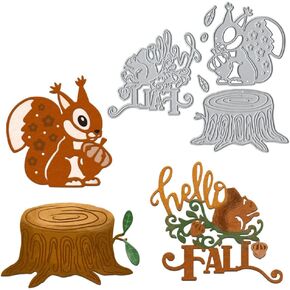 ALIBBON 2Pcs Sunflower Bird House Die Cuts for Card Making and Scrapbooking, Flowers Cutting Dies Metal Template Molds, Autumn Leaves Die Cuts for DIY Photo Album Paper Embossing Card Decoration