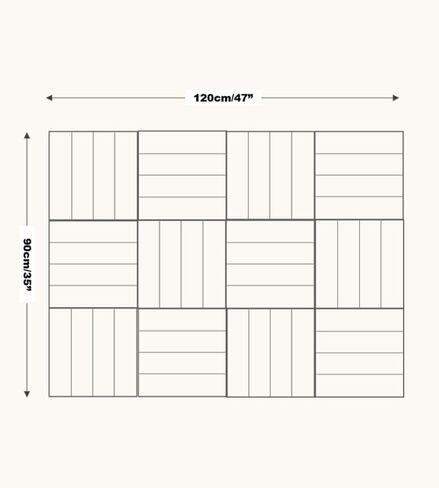 Quilting Design Wall Panels - 12 Pack 11.8"x11.8" Felt Wall Tiles for Quilt Design Wall Board with Adhesive Tabs - Quilters Sewing Room Wall Decor - White in Saudi Arabia