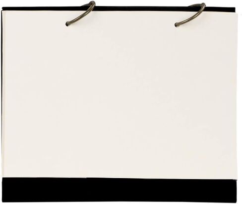Top Spiral Personal Planner 2021 Desktop Standing Calender Planner White Blank 2 Ring Binder Refillable Paper Sketchbook to-Do List Agenda Notepad,Paperboard Cover,26 Sheets in Kuwait