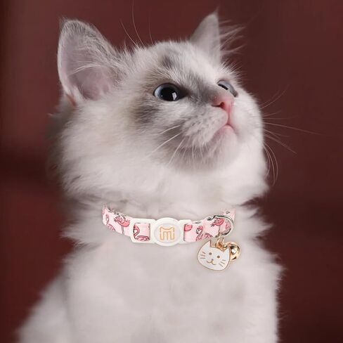 Maca Bates 2 Pack 4th of July Cat Collar with Bell,Patriotic Kitty Collars with Ice Cream Charm,Popsicle Pattren Durable Adjustable Soft Independence Day Gift for Pussy in Saudi Arabia