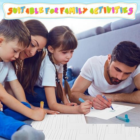 100 ورقة ممارسة الكتابة اليدوية المضحكة للأطفال مع النكات ورقة صورة قصة 8.5 "× 11" كتب الكتابة اليدوية ورقة كتابة القصص للأطفال مصنف مرحلة ما قبل المدرسة الابتدائية رياض الأطفال الفصول الدراسية in Kuwait