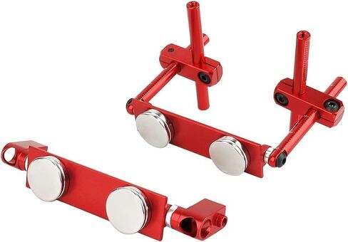 حامل هيكل مغناطيسي غير مرئي لـ HSP Tamiya TT01 TT02 HPI Sakura 1/10 RC سيارة سباق بجولة سيارة الانجراف (أحمر) in Saudi Arabia